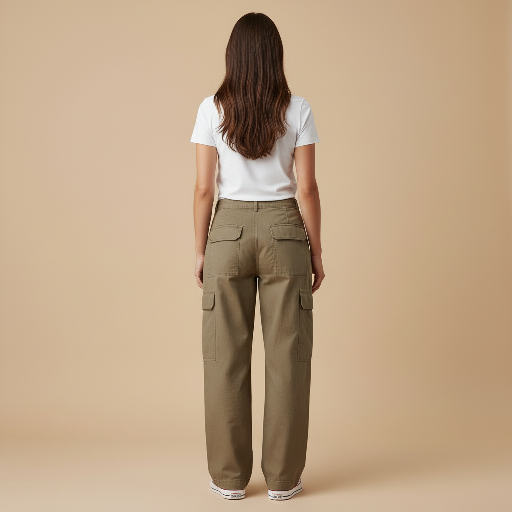 Kaira – Luźne Spodnie Cargo