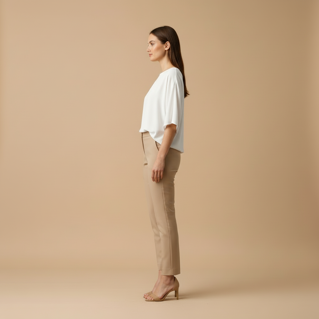 Lyra – Dopasowane Spodnie o Długości do Kostki