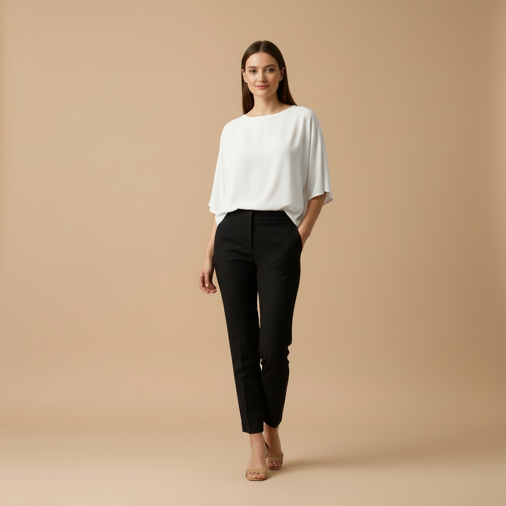 Lyra – Dopasowane Spodnie o Długości do Kostki