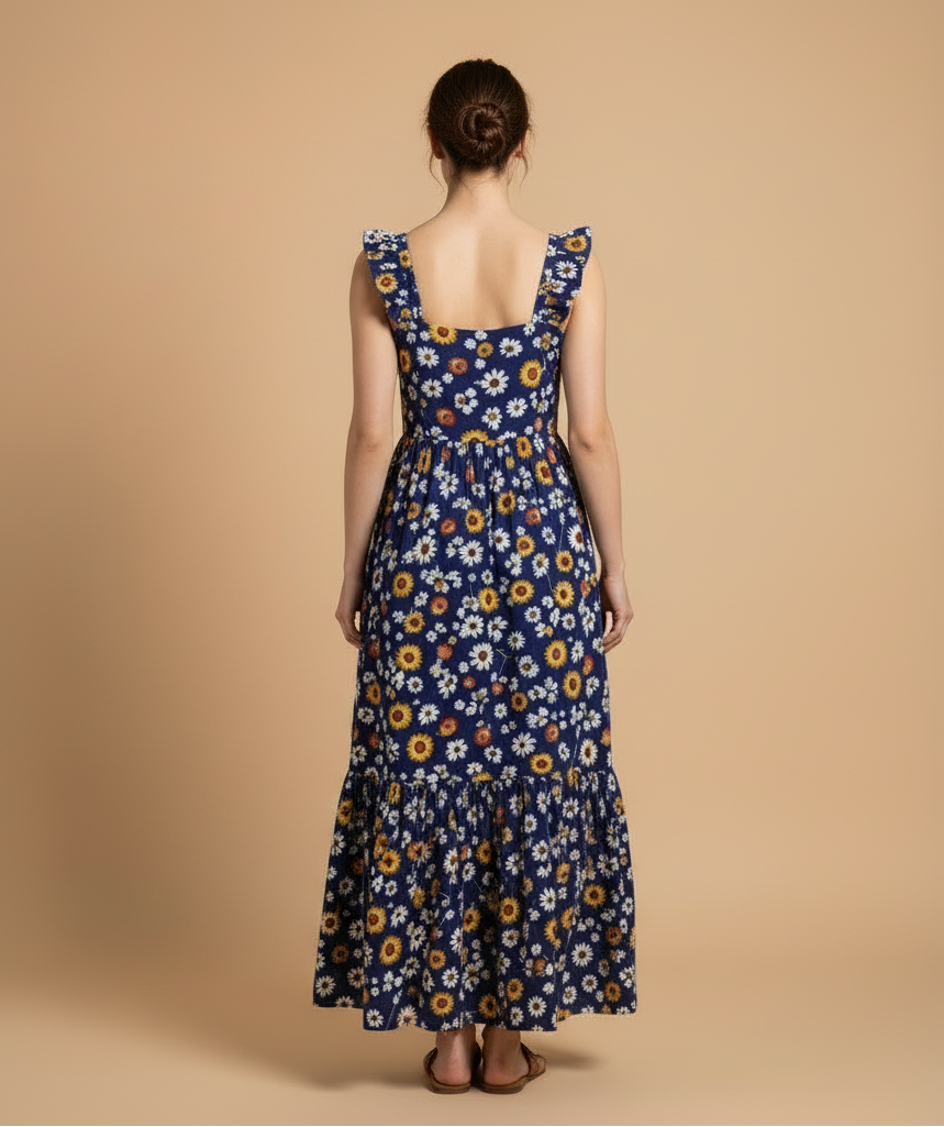 Alina – Letnia Sukienka w Kwiaty