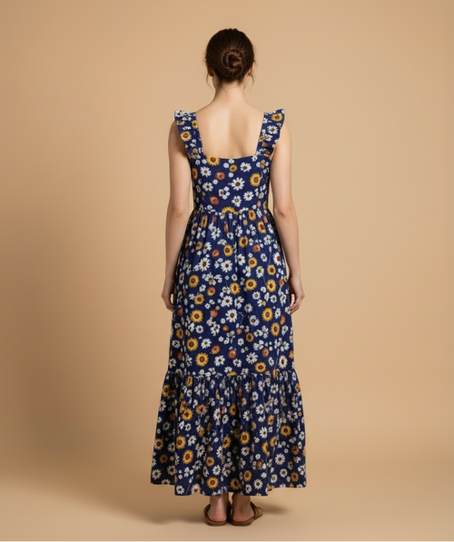 Alina – Letnia Sukienka w Kwiaty